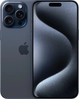 Restored Unlocked, Apple iPhone 15 Pro Max, A2849 256GB 4325 mAh Battery 8 GB RAM, Cell Phones, Blue Titanium, 1 count - Thumbnail 2