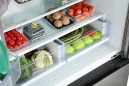 Hamilton Beach HZ4051 17.9 cu. ft. French Door Refrigerator with 2 Freezer Drawers, Stainless Steel, Digital Display - Thumbnail 9