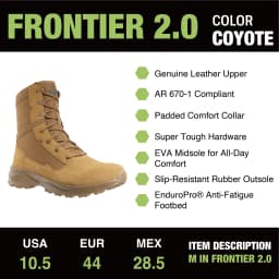 Men's Interceptor Frontier 8-Inch Tactical Boot - Thumbnail 3