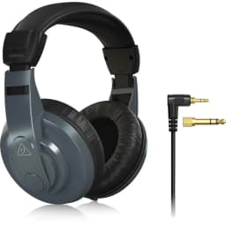 Behringer HPM1100 Closed-Back Multi-Purpose Stereo Headphones, Gray - Thumbnail 1