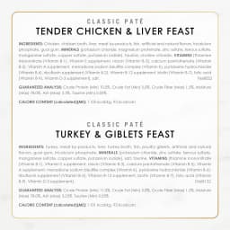Purina Fancy Feast Classic Pate Food, Wet Cat Food, Poultry & Beef, 3 oz Cans, 30 Pack - Thumbnail 6