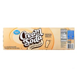 Great Value Cream Soda Pop, 12 fl oz, 12 Pack Cans - Thumbnail 6
