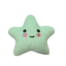 Squeaky Plush Pet Toy Five-Pointed Star Shape Interactive Chew Toy for Stress Relief and Boredom Durable Soft Material for Small to Medium Dogs - Thumbnail 1