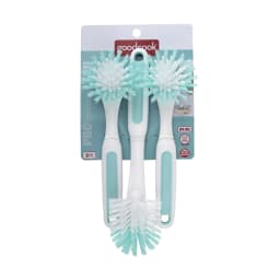 GoodCook PROfreshionals 3-Piece BPA-Free Kitchen Dish Brush Set, Teal - Thumbnail 5