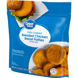 Great Value Chicken Breast Patties Breaded, 23.8 oz (Frozen) - Thumbnail 11