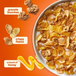 Honey Bunches of Oats Honey Roasted Breakfast Cereal with Oats and Granola Clusters, 12 oz Box - Thumbnail 3