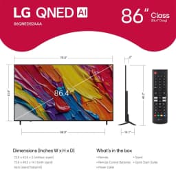 LG 86" Class 4K (2160p) QNED Smart TV (86QNED82AAA) - Thumbnail 2