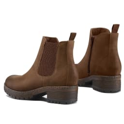 Bocca Women's Dark Brown Chelsea Boots Chunky Heel Ankle Booties Size 9 - Thumbnail 3
