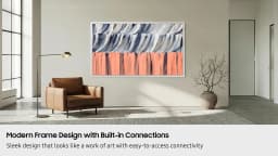 Samsung 85” Class The Frame Series LS03HE QLED 4K Samsung Vision AI Smart TV Smart Tizen TV 2026-QN85LS03HEFXZA - Thumbnail 4