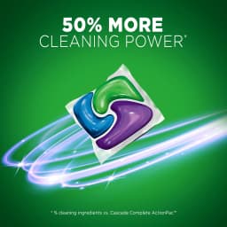 Cascade Pacs Dishwasher Detergents, Lemon Scent, 11.7 Ounce, 21 Count - Thumbnail 5