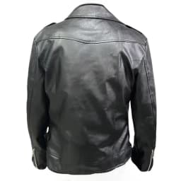 YOIAVAIOY Leather Jackets for Men Motorcycle Riders Jackets Vintage Slim Fit Biker Coat Casual Fashion Streetwear with Pockets L - Thumbnail 2