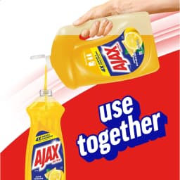 Ajax Ultra Liquid Dish Soap, Super Degreaser, Mess-Free, Easy-Flip Cap, Lemon Scent, 52 fl oz - Thumbnail 7