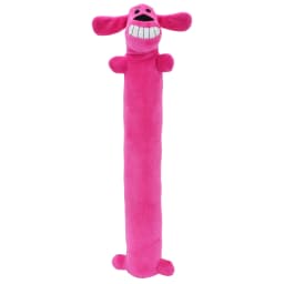 Multipet Loofa Dog Plush Dog Toy, Squeaker, 18 Inches, Colors May Vary - Thumbnail 3