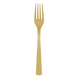 24 Count Gold Disposable Plastic Forks by Way To Celebrate - Thumbnail 5