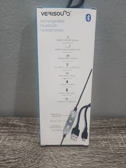 RHEA- Verisound Endure Rechargable Bluetooth Headphones Usb Rechargable New - Thumbnail 6