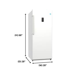 Conserv 14 cu.ft. Convertible Upright Freezer/Refrigerator Garage Ready in White - Thumbnail 3