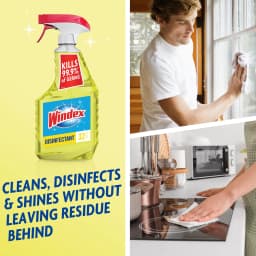 (8 pack) Windex Multi-Surface, Disinfectant, and All-Purpose Cleaner, Spray Bottle, Citrus Scent, 32 fl oz - Thumbnail 5