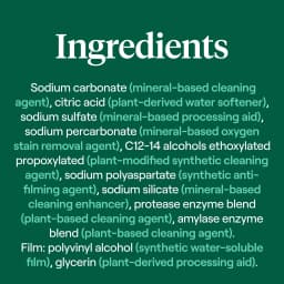 Seventh Generation Clean with Purpose Free and Clear Dishwasher Detergent Pods, 28.5 oz, 45 Count - Thumbnail 5