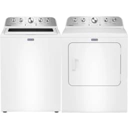 Maytag White Top Load High Efficiency 4.8 Cu. Ft. Washer/7.0 Cu. Ft. Electric Dryer Laundry Pair - Thumbnail 1