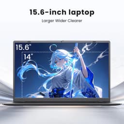 RNRUO 15.6" Laptop with Windows 11, 12GB RAM 128GB SSD, FHD Screen USB-C PD Fast Charging, Office 2024 Included - Thumbnail 7
