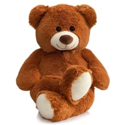 HollyHOME Giant Teddy Bear Big Plush Stuffed Animal Soft Cuddly Toy Gift for Girlfriend Kids Valentine's Day 36 Inch Brown - Thumbnail 4