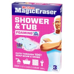 Mr. Clean Magic Eraser Sponge, Shower & Tub Cleaner, Lavender, 3 Count - Thumbnail 12