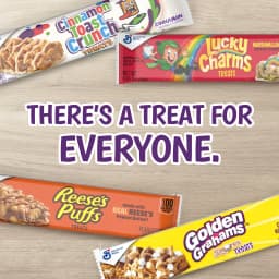 Cinnamon Toast Crunch and REESE'S Puffs Cereal Treat Bars, Variety Pack, 28 Count, 23.8 oz - Thumbnail 6