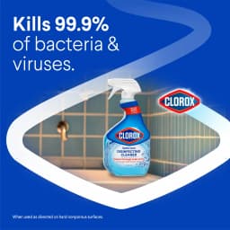 Clorox Bathroom Disinfecting Cleaner, Original, Spray Bottle, 30 fl oz - Thumbnail 4