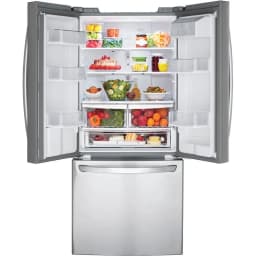 LG LFDS22520S 22 Cu. Ft. Stainless French Door Refrigerator - Thumbnail 3