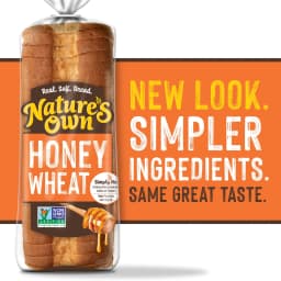 Nature's Own Honey Wheat, Honey Wheat Sandwich Bread, 20 oz Loaf - Thumbnail 9