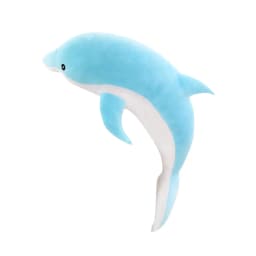 11.8Inch Soft Dolphin Plush Pillow Stuffed Animal Toy Cute Ocean Sea Life Cushion for Family Room Decor and Comforting Hugs - Thumbnail 2