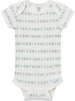 Gerber Baby Neutral Short Sleeve Onesies, 8-Pack, Sizes 0/3 Newborn - 12 Months - Thumbnail 3