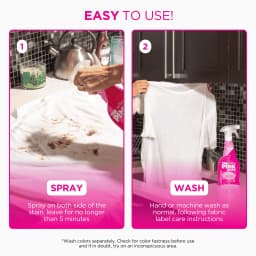 The Pink Stuff Laundry Oxi-Stain Remover Spray, 16.9 fl. oz - Thumbnail 5