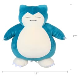 Pokémon Plush 18 inch Sleeping Snorlax - Childs Soft Stuffed Animal Toy - Thumbnail 4