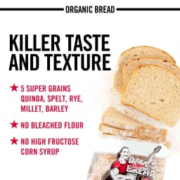 Dave's Killer Bread White Bread Done Right Organic Bread Loaf, Organic White Bread, 24 oz, Shelf-Stable (24 ounce) - Thumbnail 2