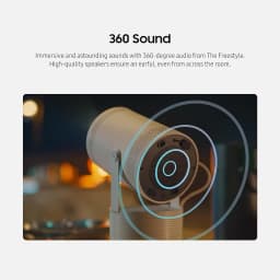 Samsung SP-LFF3CLAXXZA 30-100 Inch The Freestyle Gen2 Smart Projector with 4 Year Amber Protection Plan (2023) - Thumbnail 7