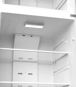 Hamilton Beach, 18 Cu. Ft. Top Mount Refrigerator, Frost Free, Platinum - Thumbnail 9