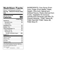 Albanese World's Best 12 Flavor Gummi Worms, 7.5 oz Regular Size - Thumbnail 3