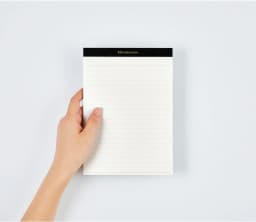 A5 Mnemosyne Notepad Writing Pad 8mm Line with Margin 3 Pack - Thumbnail 2