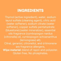 Seventh Generation Disinfecting Wipes, Lemongrass Citrus, 70 Wipes​ - Thumbnail 8