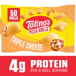Totino's Pizza Rolls, Triple Cheese Flavored, Frozen Appetizers, 50 Rolls, 24.8 oz - Thumbnail 1