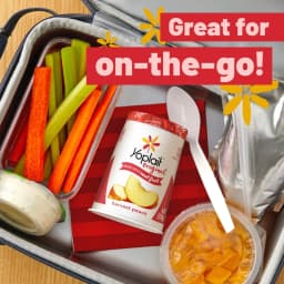 Yoplait Original Low Fat Harvest Peach Yogurt Cup, Made with Real Fruit, 6 oz - Thumbnail 6