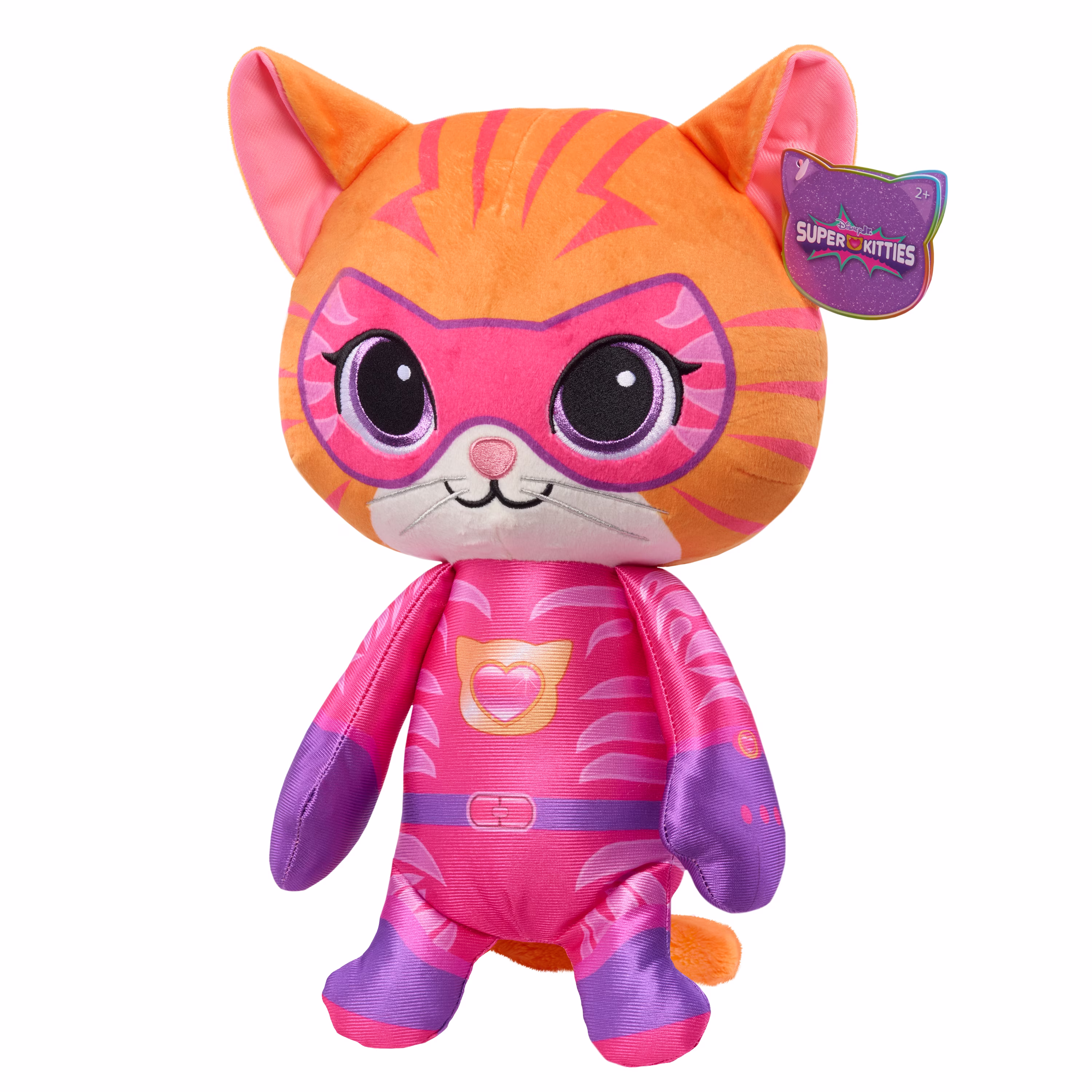 Disney Jr. SuperKitties 15-inch Large Plush Ginny Stuffed Animal, Toy for Kids Ages 2 and up - Thumbnail 5