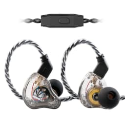 KBEAR Wired Earbuds KS1 Wired Headphone Dual Magnetic Circuit Dynamic In Ear Monitor High Resolution Noise Canceling Detachable Cable - Thumbnail 1