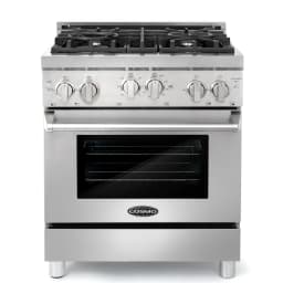Cosmo 4 Piece Kitchen Appliance Package with 30" Freestanding Gas Range 30" Under Cabinet Range Hood 24" Built-in Integrated Dishwasher & French Door - Thumbnail 17