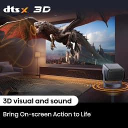 Restored Hisense C2 Ultra, Triple Laser Smart Portable Projector, 4K UHD, 3,000 Lumens, 65” – 300”, Dolby Vision - Thumbnail 12