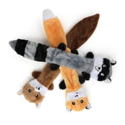 MASBRILL Squirrel Dog Squeaky Toys, 3PCS Crinkle Plush Dog Toys for Teething Chewing- No Stuffing&With Soft Squeaker , Best Birthday Gift For Puppy - Thumbnail 7