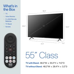 onn 55" Class 4K UHD Powered by VIZIO Smart Television, 55S4V1 - Thumbnail 7