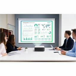 LG ProBeam Short Throw DLP Projector - Front - 5000 lm - Thumbnail 6