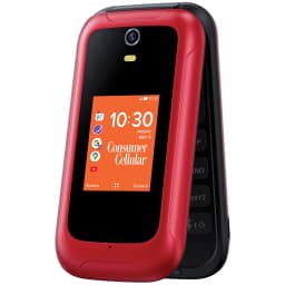 Consumer Cellular Iris, 8GB, Red - Flip Phone - Thumbnail 1